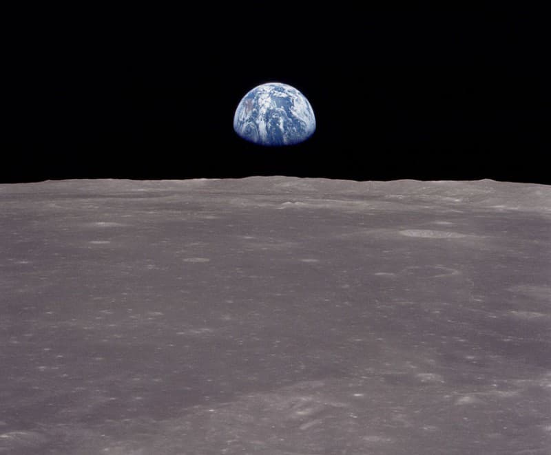 So haben die Astronauten von Apollo 11 die Erde vom Mond aus gesehen.